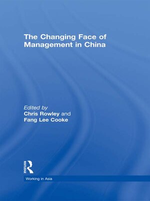 cover image of The Changing Face of Management in China